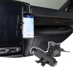 DIYUCAR autotelefoni hoidja Ford Ranger 2023 2024+, keskkonsooli navigatsiooniekraan, 360&deg; p&ouml;&ouml;ramine, reguleeritav, k&auml;ed-vabad auto jaoks