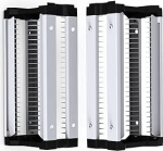 CD Racks, Video Game Disc Shelf, DVD Storage Container with 2 Hooks, DVD Storage Boxes, Game Storage Tower Stand 23 CD Disc Case Organiser Stand Holder for Playstation 5, White + Black,