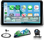 4G + 128G Android 15 autoraadio Renault Master 2019-2022 juhtmeta Carplay Android auto 10.1-tolline Incell puuteekraaniga autoraadio GPS-navigatsiooniga WiFi Bluetooth peeglilink FM/RDS/EQ/USB/SWC tagumine osa