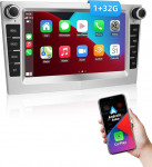 ESSGOO 1+32G juhtmevaba Carplay ja Android autoraadio Vauxhall Opel Corsa C/D Zafira B Astra H Zafira b Meriva Vivaro Signum Combo 7-tollise puuteekraaniga Bluetooth FM RDS GPS WiFi Silver