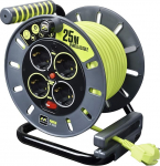 Masterplug OME25164SL-PX Tagasip&ouml;&ouml;ratav juhe, 3000 W, 250 V, Hall / Pistaatsia roheline