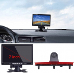 Piduritulede tagurduskaamera piduritulede tagumine vaade koos &ouml;ise n&auml;gemise veekindla tagurduss&uuml;steemiga + 7-tolline LCD-automonitor VW T5 bussi Transporter Multivan Caravelle Business 2003-2015 jaoks