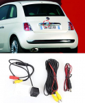 K&otilde;rge resolutsiooniga auto tagumise vaate kaamera koos v&auml;rvilise koodivalgusega FIAT 500L jaoks