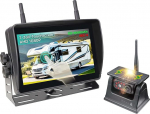 GREENAUTO p&auml;ikesemagnetiline tahavaate komplekt, 7-tolline t&otilde;ep&auml;rane v&auml;rviline IPS-puuteekraan, &uuml;likiire FHD 1080P tahavaatekaamera, 100 meetri stabiilne &uuml;lekandeulatus, 9600 mAh p&auml;ikesepatarei suure mahutavusega
