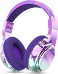 JYPS laste Bluetooth k&otilde;rvaklapid, juhtmevabad k&otilde;rvaklapid, Bluetooth Over Ear, laste k&otilde;rvaklapid alates 3-7, metallist roosa ja lilla, Over Ear