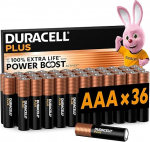 Duracell Plus AAA patareid, 36-ne pakend, kauakestev v&otilde;imsus, AAA patarei koju ja kontorisse [Amazon eksklusiivne]