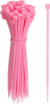 YELARXI Kabelbinder aus Kunststoff, selbstsichernd, 10,2 cm, passend f&uuml;r Zuhause, Garten, B&uuml;ro, Werkstatt, Reisen - (1000 St&uuml;ck, Rosa)