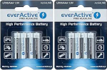everActive AAA patareid 96 Pack, Pro Alkaline, Micro LR03 R03 1,5 V, k&otilde;rgeim j&otilde;udlus, 10-aastane s&auml;ilivusaeg, 48 t&uuml;kki - blisterpakendis