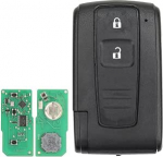 Kaugjuhtimispuldi autov&otilde;tme kest Toyota Prius 2004-2009 Corolla Verso Camry 2 nupu asendus Smart auto v&otilde;tme kaane Fob (433 MHz Smart)