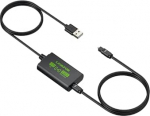 LiNKFOR USB-lt optilisele audioadapterile, USB A to TOSLINK SPDIF digitaalne muundur kuni 96 kHz 1 m kaabliga, SPDIF digitaalne muundur ainult PC-le, s&uuml;learvutile ja Macile, Plug & Play (ainult &uuml;hesuunaline)