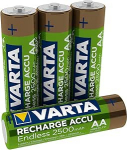 Varta Endless Energy aku 2500mAh kuni 500 laadimists&uuml;klit - madal enesepurunemine, Ready2Use eellaetud AA Mignon Ni-MH aku, 4-pakk laetav ilma m&auml;luefektita - valmis koheseks kasutamiseks.