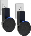 Sintron 2 x k&otilde;larite seinakinnitus EPop & Google Nest'ile, ruumi s&auml;&auml;stev klamber, ei vaja puurimist, integreeritud kaablijuhtimine, elutuppa ja magamistuppa, k&ouml;&ouml;ki (must)