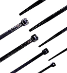 100 x must v&otilde;i neutraalne nailonist plastist kaablipaelad