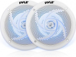 Pyle Outdoor Speaker, Outdoor Speaker, veekindel, 100 W Marine Speaker, sisseehitatud k&otilde;lar suviseks s&otilde;iduks Offroader, Boat, UTV, ATV, RV Car & Golf Cart, Outdoor Speaker, Flat