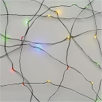 EMOS Mitmev&auml;rvilised Nano Fairy Lights sise- ja v&auml;litingimustes kasutamiseks (IP44), 15 m pikkune LED j&otilde;uluvalgustus Nano pidude, j&otilde;ulude jaoks, 6-tunnine taimeri funktsioon, toiteallikas ja trafo, roheline