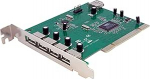 StarTech. com 7-portiline USB 2.0 PCI-liidesekaart - USB-adapter - PCI - USB, USB 2.0 - 7 porti (PCIUSB7)