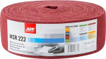 APP WSR 222 Sanding Fleece Roll, 100 mm x 10 m, Red, Extremely Durable Sanding Fleece for Metal, Wood, Steel and Stainless Steel, Coarse Grain Sanding Wool, Grit: 320-360