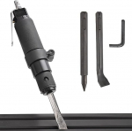 Pneumatischer Mei&szlig;elhammer, Hochleistungs-Handmei&szlig;el mit 3000 Schl&auml;gen pro Minute, Flachmei&szlig;el & Nadelmei&szlig;el, Industriehammer-Weitwinkelmei&szlig;el-Werkzeugset zur Rostentfernung
