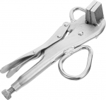 TEHAUX Verstellbare Verriegelungs Schwei&szlig;klemme mit Flacher Entenschnabelzange Karosserieklemmwerkzeug aus Stahl f&uuml;r Blechzieharbeiten und Schwei&szlig;plattenbefestigung im Kfz Handwerk