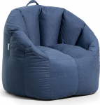 Big Joe Milano Lenox Denim Cobalt Bean Bag