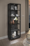 m&ouml;belando Berlin VIII Display Cabinet Black