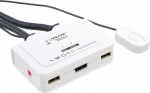 InLine&reg; KVM must, valge