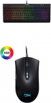 HyperX HX-KB5ME2-DE Alloy Core RGB Membrane Gaming Keyboard (Qwertz German Layout) Must + Pulsefire Core RGB Gaming Mouse Must