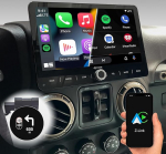 DYNAVIN Android autoraadio satelliitnavigatsioon Jeep Wranglerile 2007-2017; 10,1-tolline raadio traadita Carplay ja Android Car, Head-up Display, sisaldab DAB+, D9-JP Plus
