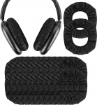 Geekria 30 paari &uuml;hekordselt kasutatavaid k&otilde;rvapatjaid AirPod Max jaoks, k&otilde;rvaklappide katted / k&otilde;rvapadjad, venivad sanitaarsed k&otilde;rvaklapid, sobivad 3,14-4,33-tollistele k&otilde;rvaklappidele (must)