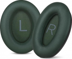Aurivor asendusk&otilde;rvapadjad Bose QuietComfort 45 35 ii (QC45 QC35) k&otilde;rvaklappidele QC SE SC & New Quiet Comfort (Deep Bass) k&otilde;rvapadjad pehme m&auml;luvahuga ja valgenahaga (Cypress Green)