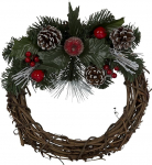 J&otilde;ulukingitused J&otilde;ulup&auml;rg 08224-25,5 cm-Puidust p&auml;rg 08224-25,5 cm-Puidust p&auml;rg