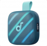 soundcore Boom Go 3i by Anker Kaasaskantav k&otilde;lar 15W heliga, 24h m&auml;nguaeg, BassUp 2.0, laadimisfunktsioon, Bluetooth 6.0, RGB valgusn&auml;itus, IP68 veekindel k&otilde;lar matkamiseks/laagritamiseks (sinine)