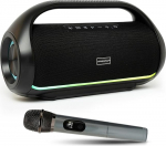 DYNASONIC S90 - IPX7 kaasaskantav Bluetooth-k&otilde;lar Traadita v&auml;lisk&otilde;lar Stereos&uuml;steem v&otilde;imas helim&auml;ngija LED-valgustusega Micro SD USB
