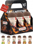 KOT&Aacute;NYI Grillimaitseainete kinkekomplekt - 6 hoidikut - Kingitused meestele - Grillitarvikud ja maitseainete komplekt igale grillile - Grillitarvikud, sealhulgas maagiline tolm - [Telli s&uuml;nnip&auml;evakingitus meestele kohe!]