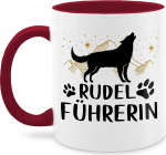 Mug 325 ml - Statement - Rudelf&uuml;hrerin - 325 ml - Bordeaux Red - Teetass Koera kohvitassid S&otilde;nad Koerakooli tass Koeramotiiv Statement Mug Happy New Year Coffee Cup with
