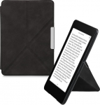 Amazon Kindle Paperwhite'iga &uuml;hilduv kwmobile &uuml;mbris - E-lugeri kaitsev &uuml;mbris kunstnahast (mudelitele kuni 2017) - must