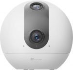 EZVIZ WLAN j&auml;lgimiskaamera 2K+ topeltobjektiiviga, 360&deg; sisekaamera koos isiku tuvastamise ja autode j&auml;lgimisega, 2-suunaline heli puutenupuga, Alexa kaamera toetab kahesageduslikku WiFi, C60p Dual Mix
