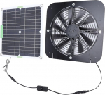 Zunate p&auml;ikeseenergia v&auml;ljat&otilde;mbeventilaator, monokristalliline r&auml;ni, 100 W, p&auml;ikeseenergia ventilaator, p&auml;ikesep&otilde;hine katuse v&auml;ljat&otilde;mbeventilaator, 13,5-tolline p&auml;ikeseventilaator v&auml;litingimustes, kuurides