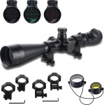 FOCUHUNTER Rifle Scope Air Rifle 3.5-10 x 50 mm Softair Snaiper Rifle Scope Punane valgustatud retikli 20 mm / 11 mm paigaldus Crossbow Rifle Jahindus