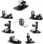 CGOLDENWALL Z8000M Mini DIY masin 24W metallist 8 in 1 mini treipingi 24W 20000r 8 in1 didaktiline treipingi metallist DIY treipingi komplekt &otilde;pilastele DIY t&ouml;&ouml;dele Parim kingitus laste kingituseks