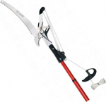 AUSONIA - 35053 PROFESSIONAL CROSS CUT oksak&auml;&auml;r koos 3M teleskooptoru, topeltk&ouml;ie ja oksasaega 35cm l&otilde;ikev&otilde;ime 35mm