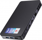 MeLE Overclock X2 Mini PC N150 32 GB RAM-i, 512 GB m&auml;lu, UHD graafika, 4K v&auml;ljund HDMI ja USB-C kaudu, kompaktne &otilde;huke arvuti Gigabit LAN-iga, VESA kinnitus ja automaatne sissel&uuml;litus.