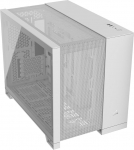 CORSAIR 2500D Airflow mATX arvutikapp - Ilma ventilaatorita - Kahekambriline disain - Suurep&auml;rane jahutuspaindlikkus - Tagurpidi&uuml;hendusega emaplaadiga &uuml;hilduv - Valge