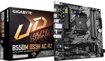GIGABYTE B550M DS3H AC R2 emaplaat - AMD Ryzen 5000 protsessorid, 5+3 faasi VRM, kuni 4733MHz DDR4 (O.C.), 1x PCIe 4.0 + 1x PCIe 3.0 M.2, Wi-Fi 5, 1GbE LAN, USB 3.2 Gen 1.
