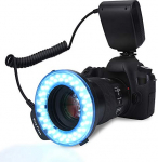 Makro r&otilde;ngas v&auml;lk, kaasaskantav LED r&otilde;ngas v&auml;lk, LCD r&otilde;ngas DSLR valgus, kaasaskantav LED r&otilde;ngas v&auml;lk 7 heledusrežiimiga, DSLR v&auml;lgufiltri adapter fotograafia armastajatele