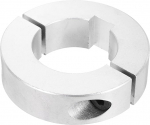 hankekaart Schaftmanschette, 3,5 cm Bohrung, doppelt geteilter Schaftkragen, 8,9 cm Au&szlig;endurchmesser, 2,2 cm dicke Aluminium-Klemmmanschetten f&uuml;r CNC-Werkzeugmaschinen, Industrie, 1 Packung