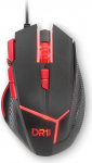 [Amazon Exclusive] DR1TECH Hunter Professional Gaming Mouse koos kaabliga [5 vahetatavat kaalu + kolmekordne tulekahju] - 9 nuppu kuni 4200 DPI jaoks - ergonoomiline m&auml;nguhiir PC/PS4/Xbox jaoks