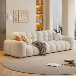 Bubble Cloud Diivan Hubane 2-kohaline s&uuml;gav istumine Elegantne Marshmallow diivan elutuppa korter magamistoas valge 2-2 m kaasaegne disain mugav m&ouml;&ouml;bel