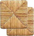 TOMAINO Fondi Paglia raam 37 x 37 cm asendusosad toolidele + Omaggio vildist padjad