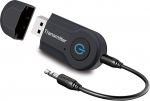 Traadita Bluetooth saatja, 3,5 mm kaasaskantav stereoheli, TV/projektorile / MP3 / MP4 / PC-le, k&otilde;rglahutusega stereoheli, Plug and Play